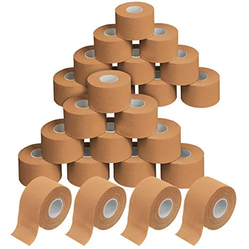ALPIDEX Sport Tape Set – 24 Rollen, 3,8 cm x 10 m, hautfreundlich - Vielseitiges Sport Tape Set zur Stabilisierung von Gelenken und Bändern in verschiedenen Farben. Hohe Klebekraft, wasserfest und einfach zu handhaben – ideal für jede Sportart.
