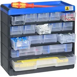 allit Werkzeugkoffer McPlus Alu 25 PP rot/schwarz