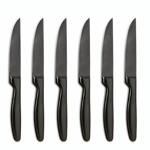 Comas Steakmesser BOJ Satin Gunmetal 6er Set