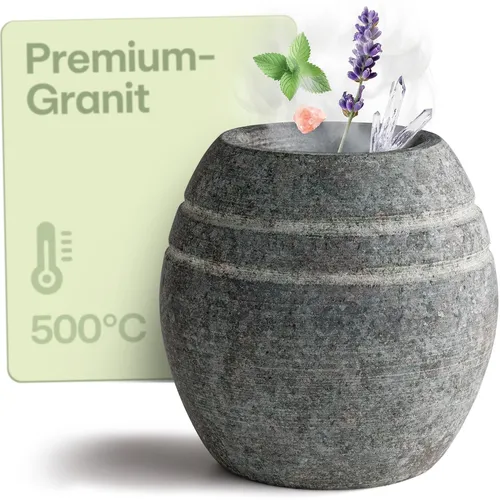 Sauna Verdampferschale aus Granit – Aromaschale für Aufgüsse
