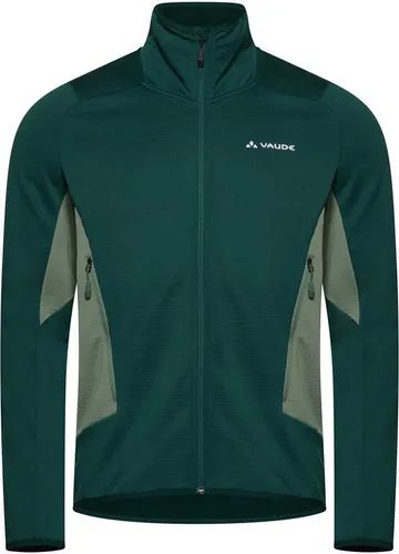 VAUDE Trekkingjacke Me Monviso Fleece FZ Jacket II DEEP POND L (52) - Funktionsjacken aus 40% recyceltem Polyester, ideal für Outdoor-Aktivitäten und umweltbewusste Abenteurer.