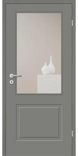 Mosel Türen Zimmertür Mala 05 in Weiß RAL 9010 - Moderne Zimmertür Mala 05 in elegantem Weißlack, ideal für Wohnräume. Mit stabiler Röhrenspanplatte und hochwertiger Spritzlackierung für eine ansprechende Optik und Langlebigkeit.
