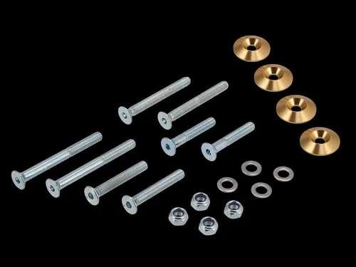 Set: CNC Senkscheiben für Stoßdämpfer / Federbein , Gold - für S51, S50, S70, S5