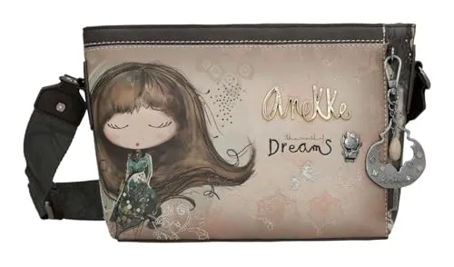 Anekke Real Crossbody Bag Multicolor - Umhängetasche mit einzigartigem Anekke-Motiv, aus robustem Polyurethan gefertigt und perfekt für jeden Tag. Praktische Innen- und Außenfächer sorgen für optimale Organisation.