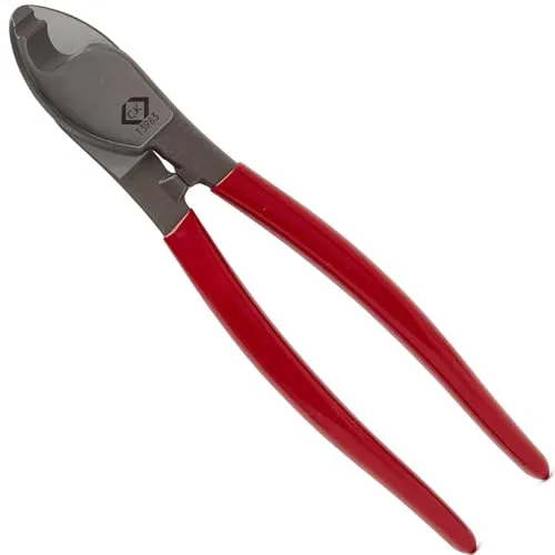 C.K Kabelschneider 210 mm - Ideal für Kupfer- und Aluminiumkabel - Drahtschneider aus robustem Spezialstahl mit rasiermesserscharfen Klingen für präzise Schnitte. Optimal für professionelles Arbeiten und vielseitig einsetzbar.