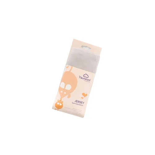 Träumeland Spannbetttuch Jersey hellgrau 100 x 100 cm TOP