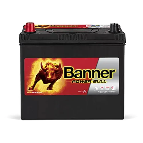 Banner Powerbull PRO Starterbatterie 12V, 45 Ah, 390 A - Autobatterien mit hoher Startkraft, ideal für zuverlässige Fahrzeugstarts auch bei kaltem Wetter.