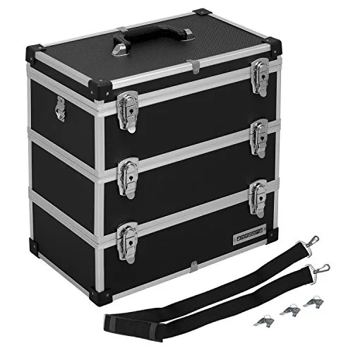 Etagen Werkzeugkoffer 32 Liter Schwarz 3 von anndora