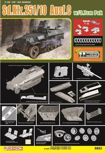 Dragon 6983 - 1:35 Sd.Kfz.251/10 Ausf.C - Neu
