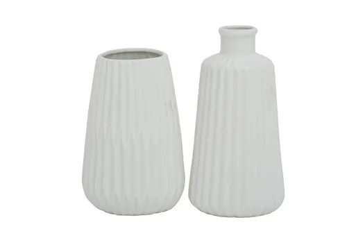 BOLTZE Dekovase, Handgearbeitet, Handgemalt