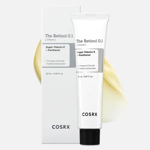 COSRX Retinol 0.1 Gesichtscreme Anti-Aging Anti-Falten Creme mit Hyaluronsäure, 1x 20ml