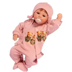 3-teiliges Baby Anzug Set aus Baumwolle (rosa, 56-62) - Hochwertiges Bekleidungsset für Baby-Mädchen, bestehend aus Strampler, Mütze und Hemdchen aus 100% Baumwolle, ideal für die empfindliche Haut und perfekt für besondere Anlässe.