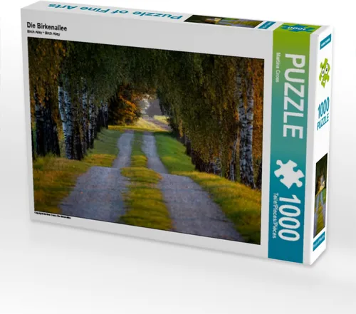 Calvendo Die Birkenallee 1000 Teile Puzzle
