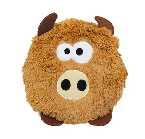 Karlie Tierkuscheltier Hundespielzeug - Quietsche Flachkopf - 3 Formen, Plüsch, (1-tlg) mit Quietscher