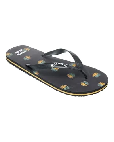Billabong Tides Flip-flops Schwarz EU 41 - Wanderschuhe mit allergikerfreundlichem SEBS-Riemen und strapazierfähiger Außensohle aus recyceltem EVA – ideal für umweltbewusste Outdoor-Aktivitäten.