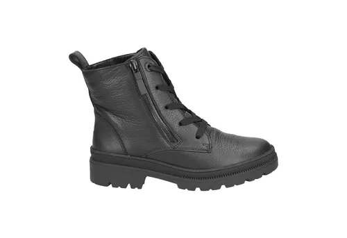 Ara Boots DOVER - Damen Glattleder Schnürboot in Schwarz - Wanderschuhe mit HighSoft Technologie für optimalen Tragekomfort und Dämpfung. Ideal für Alltag und Ausflüge, mit innovativem Innenfutter aus Bambus für hervorragende Atmungsaktivität.