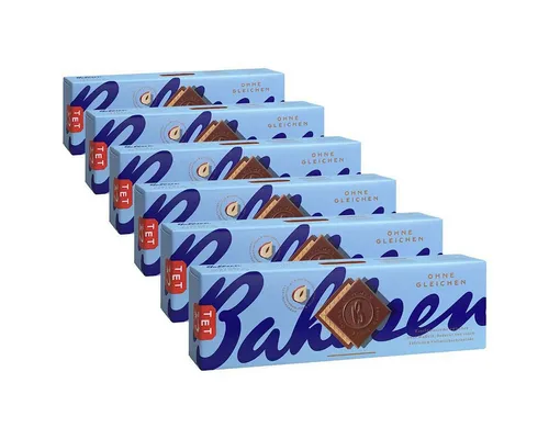 LEIBNIZ Waffeletten Vollmilch mit Schokolade 100g 6er Pack - Knusprige Bahlsen Waffeletten mit zartschmelzender Vollmilchschokolade, ideal für Kaffeepausen oder als Snack für zwischendurch. Perfekter Genuss im praktischen 6er Pack – für jeden Anlass!
