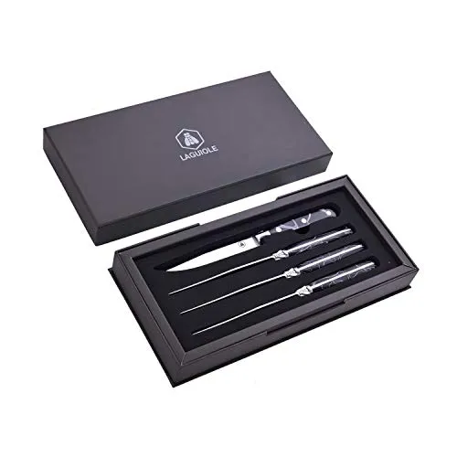 Laguiole Steakmesser Set mit Harzgriff