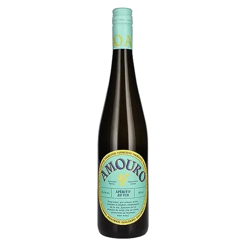 AMOURO Apéritif au vin 18% Vol. 0,75l - Rotwein-Aperitif mit 18% Vol., verfeinert mit Zitrusaromen und Kräutern für ein einzigartiges Geschmackserlebnis. Ideal für Cocktails oder pur auf Eis.