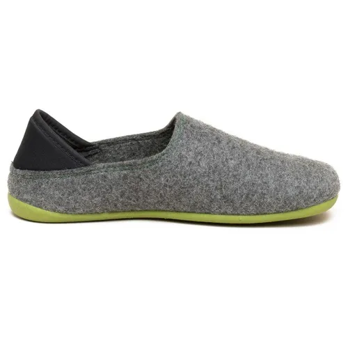 Gottstein Wool Slip-On RU - Hüttenschuhe grau, EU 40 - Hausschuhe aus 100% Wolle, modisch und bequem für den Alltag. Ideal für gemütliche Stunden zu Hause.
