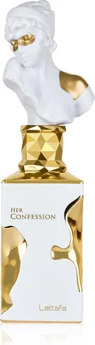 Lattafa Her Confession Eau De Parfum 100 ml für Frauen - Damenduft mit einer fesselnden Mischung aus Zimt und blumigen Noten, ideal für Selbstbewusstsein und Eleganz bei jedem Anlass.