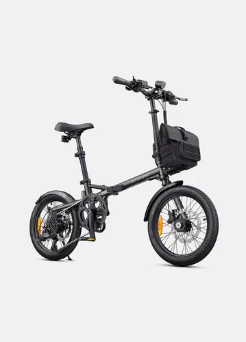 ENGWE Zip 250 W Leichtes E-Bike, max. Traglast 120 kg, Drehmomentsensor, klappbar, grau