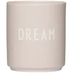 Design Letters Lieblingsbecher Pastellbeige Dream Tasse in beige von DESIGN LETTERS