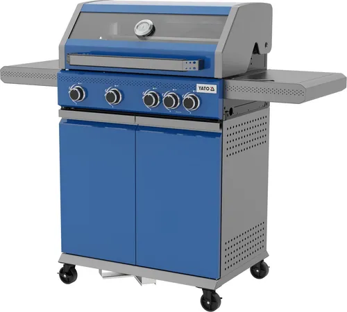 Yato Gasgrill 14,5kW mit 4+1 Brennern von YATO