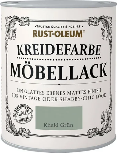 Rust-Oleum Kreidefarbe Möbellack Khaki Grün Matt 125 ml von Rust-Oleum