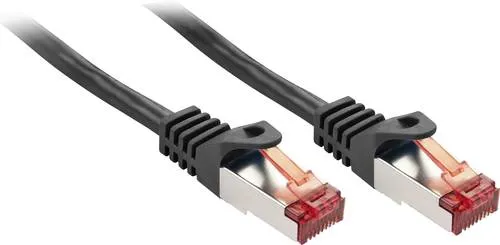Lindy 47370 RJ45 Netzwerkkabel - 0.30 m Patchkabel in Schwarz, ideal für schnelle Netzwerkverbindungen und platzsparende Installationen