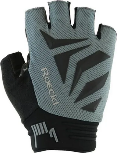 Roeckl Isera 2 Handschuhe - Größe 7.5, grau - Fahrradhandschuhe mit technischer Kurzfingerform, Air-Control Innenhand und Air-Flow-System für optimale Belüftung und sportliche Höchstleistung.