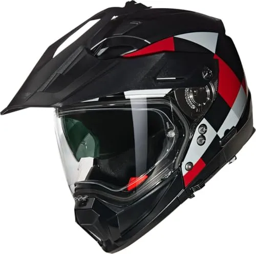 NOLAN Motocrosshelm N70-2X 06 Ruvido N-Com - Motorradhelm mit 8 Konfigurationen, integrierter Sonnenblende und Vorbereitung für N-Com Kommunikationssystem – ideal für abenteuerliche Fahrten.
