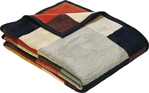 Erwin Müller Wohndecke Palermo, Kuscheldecke in blau von Erwin Müller
