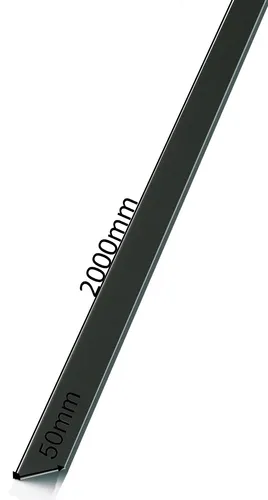 Aluminium Blechstreifen Alustreifen für Fassade Dach 50mm x 2m grau RAL 7016