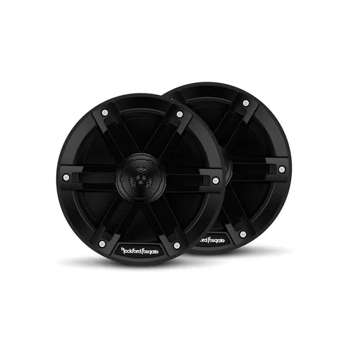 Rockford Fosgate M0-65 Wetterfest Full Range Marine 6.5-Inch Lautsprecher, Black