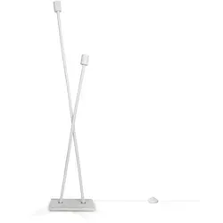 Vintage Stehlampe E27 mit Holzdetails - Stehlampe im industriellen Design mit zwei E27-Fassungen, ideal für modernes Wohnen. Verleiht jedem Raum ein warmes Ambiente und setzt stilvolle Akzente.