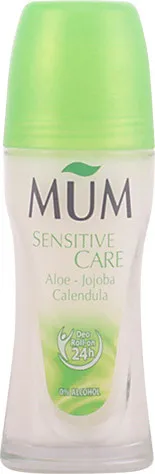 Mum Deodorant Roll-On 50ml Aloe Vera - Deo Roll-On für empfindliche Haut, bietet 48h Schutz mit feuchtigkeitsspendender Aloe Vera für langanhaltende Frische und angenehmen Duft.
