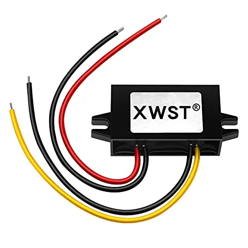 XWST Netzteil Spannungswandler 15V-85V 24V 36V 48V 60V 72V 80V 85V auf 12v 1A 12W Abwärtswandler Regler Wechselrichter Adapter Konverter (DC15-85V Breit Eingang)