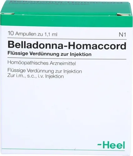 BELLADONNA HOMACCORD Ampullen 1,1 ml