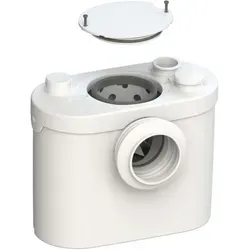 SFA Sanibroy Pro UP WC-Hebeanlage 0014UP - Sanitärinstallation mit integrierter Rückschlagklappe, ideal für den Anschluss von Stand-WC und Waschtisch, bietet einfache Wartung und schallgedämmte Funktionalität.