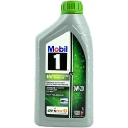Mobil 1 ESP X2 0W-20 5 Liter - Hochleistungs-Motoröl für moderne Fahrzeuge, bietet hervorragenden Verschleißschutz und schnelle Durchölung bei niedrigen Temperaturen. Ideal für Pkw, SUV und Transporter.