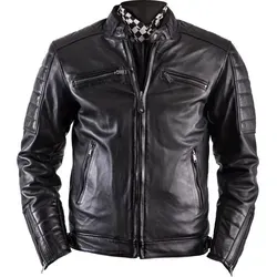 helstons Cruiser Rag Lederjacke schwarz, L