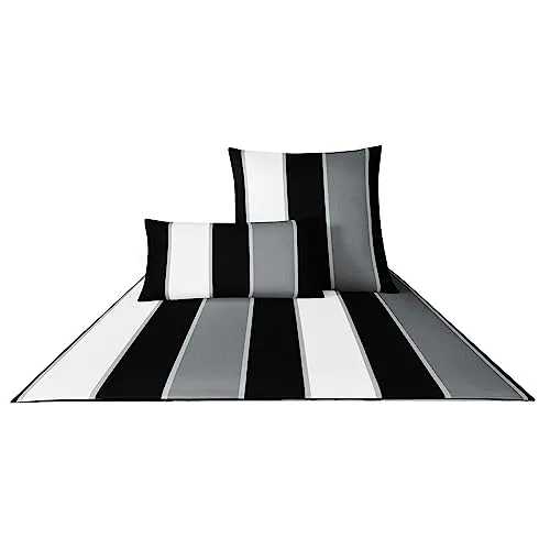 JOOP! Bettwäsche Lines, Mako Satin, 2-teilig in schwarz von JOOP!