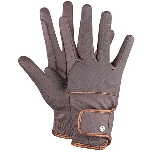 ELT Reithandschuhe WALDHAUSEN ELT Reithandschuh Estelle - Elegante Handschuhe für Reiter, mit atmungsaktivem Mesh-Einsatz für optimale Luftzirkulation und handykompatibler Innenfläche - ideal für heiße Tage.