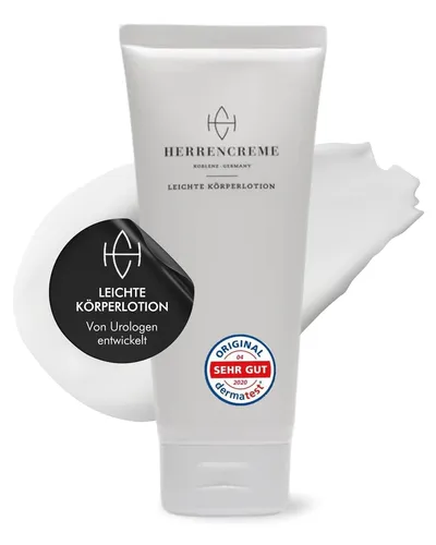HERRENCREME Leichte Körperlotion für Männer 200 ml Bodylotion vegan & dermatolo