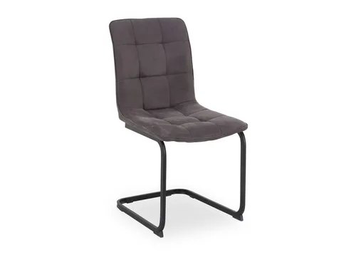 casa NOVA Freischwinger AMADEO BHT 46x88x61.50 cm grau Polsterstuhl