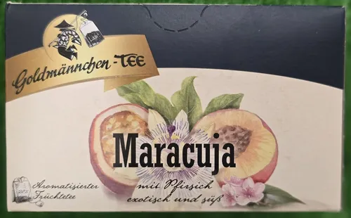  Goldmännchen Tee Maracuja mit Pfirsich 20 Beutel EINZELVERSIEGELUNG 69,75€/kg