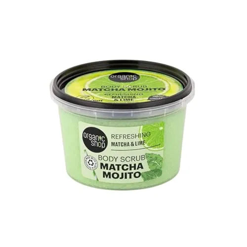Organic Shop Refreshing Mojito Body Scrub Matcha & Lime (250ml)