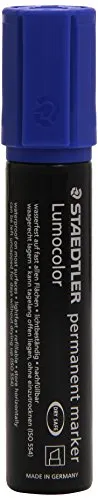 STAEDTLER 388-3 Lumocolor Marker, circa 2 - 12 mm, permanent, blau