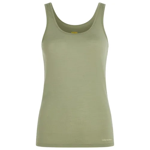 Icebreaker Women Merino Siren Tank Lichen (L) von icebreaker